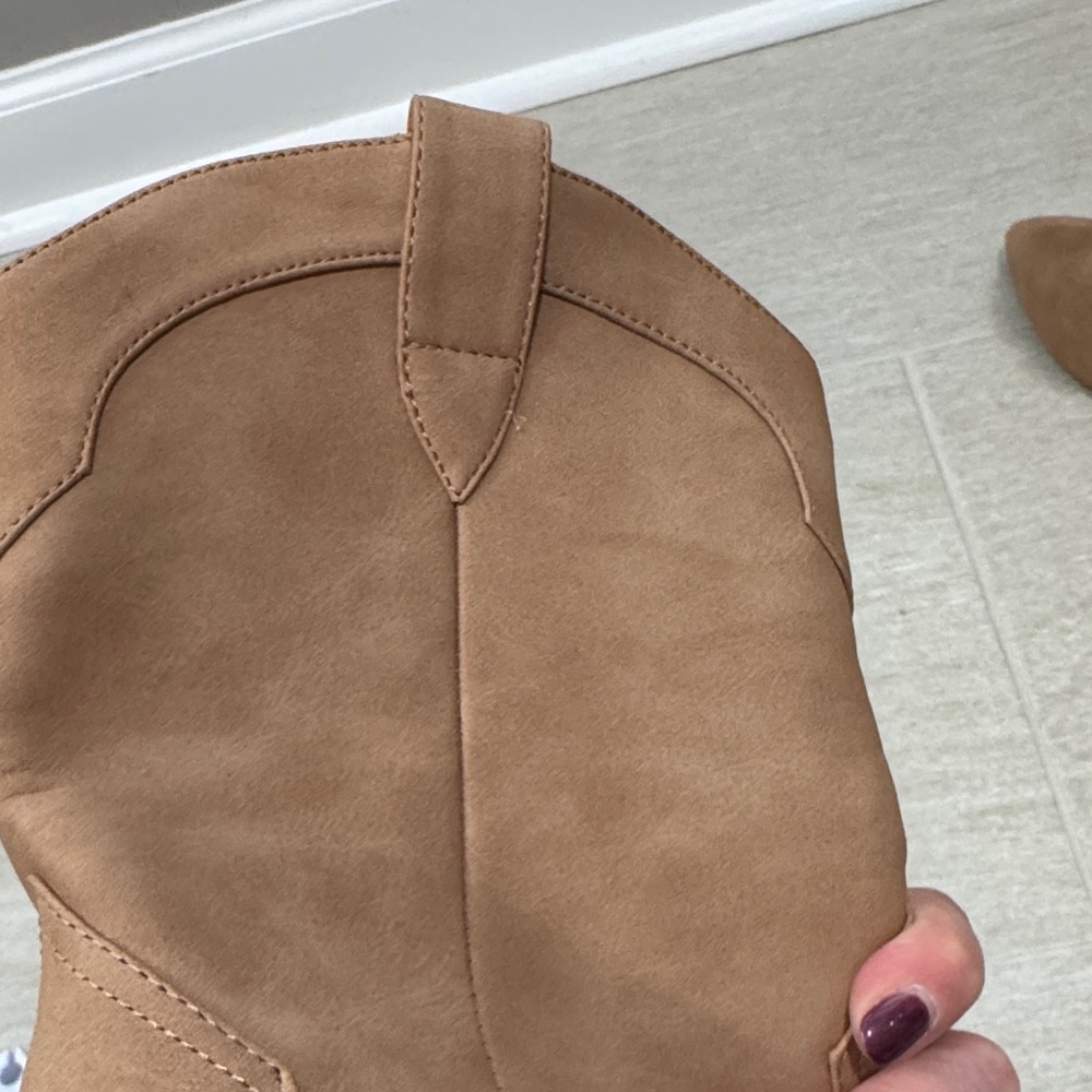 🤠🆕Dolce Vita Women's Tan Andres Western Style Pointed Toe Boots, 7.5🤠 - Picture 12 of 12